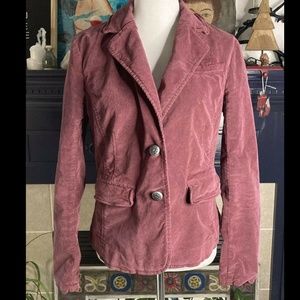 Free People Byron Cord Blazer Boho Grunge